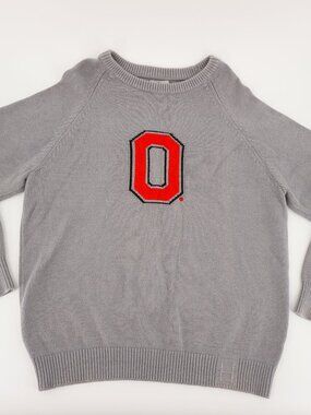 Hillflint Ohio State Buckeyes Gray Knit Sweater Long Sleeve NCAA Size XL